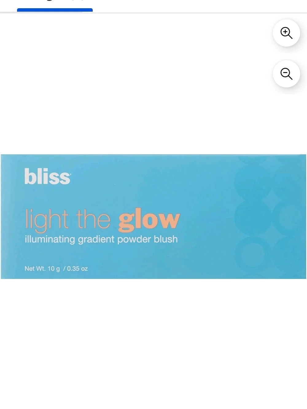 Bliss Light the Glow Illuminating Gradient Powder Blush in Berry Parfait NEW